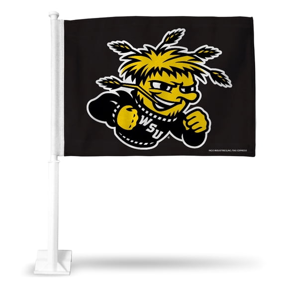 Wichita State Shockers 11X14 inch Window Mount Two-Sided Car Flag
