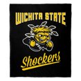 thumbnail image 1 of The Northwest 1COL-23600-0142-OOF 50 x 60 in. NCAA Wichita State University Alumni Silk Touch Throw Blanket, 1 of 5