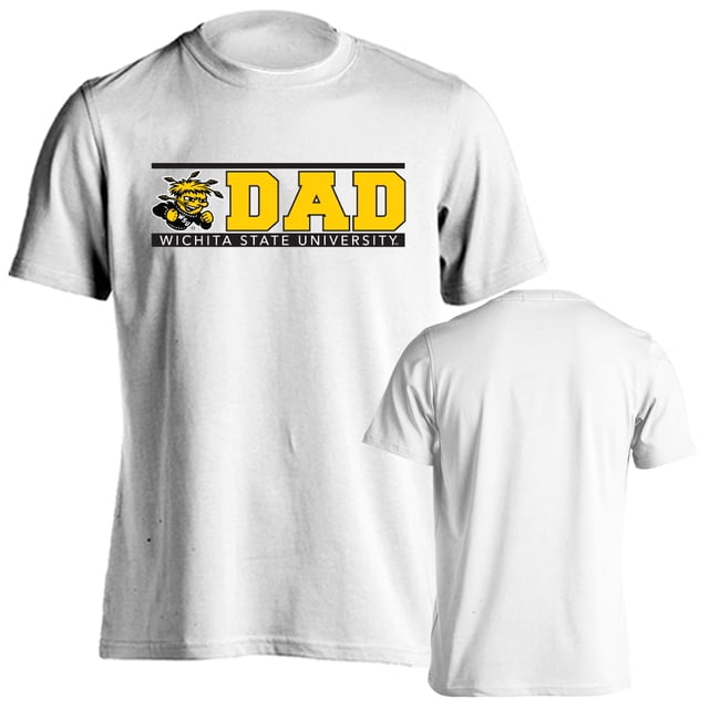 Dada T Wichita State University Shockers Dad Proud Parent Short Sleeve T-Shirt ...