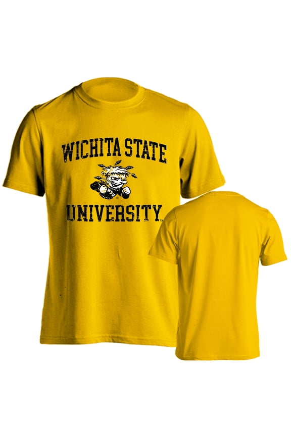 Wichita State University Shockers Distressed Retro Short Sleeve T-Shirt