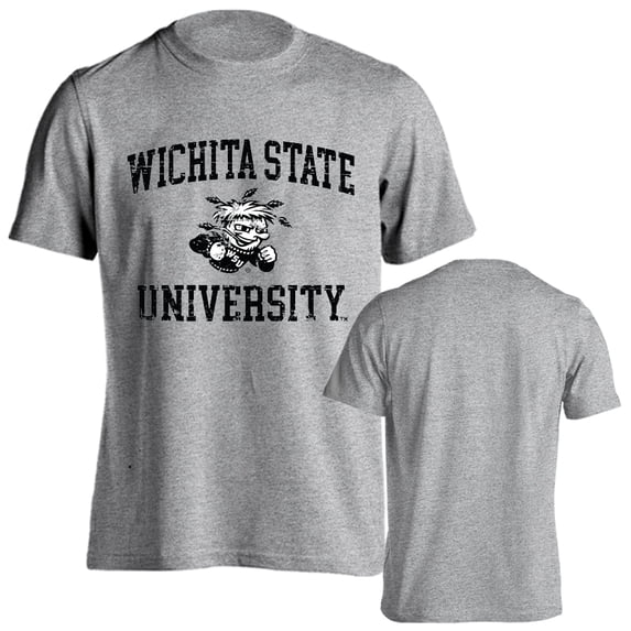 Wichita State University Shockers Distressed Retro Short Sleeve T-Shirt