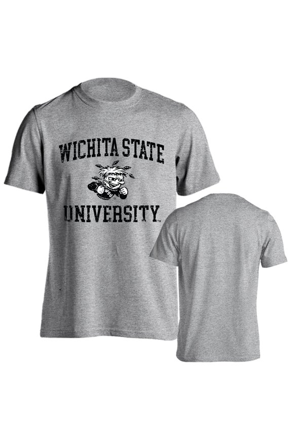 Wichita State University Shockers Distressed Retro Short Sleeve T-Shirt