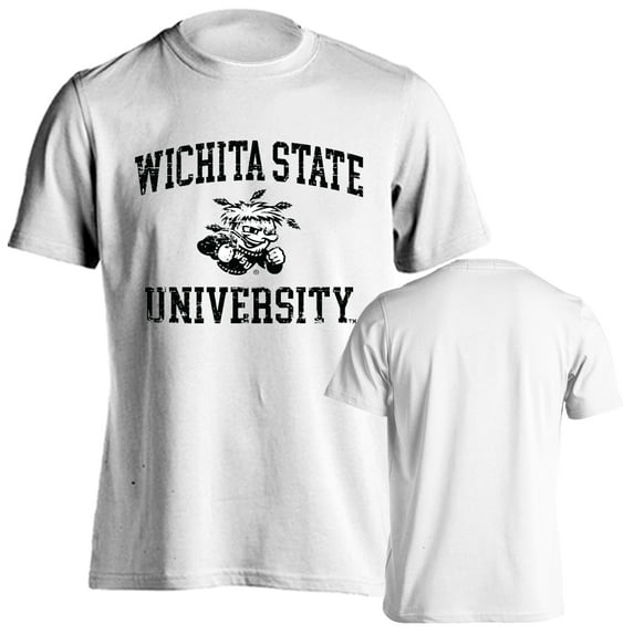 Wichita State University Shockers Distressed Retro Short Sleeve T-Shirt