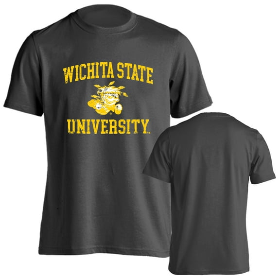 Wichita State University Shockers Distressed Retro Short Sleeve T-Shirt