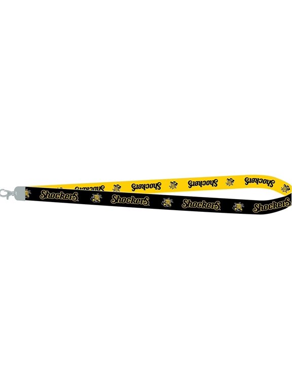Wichita State University Shockers Lanyard Keychain Double Sided Breakaway Safety Design Adult 18 Inch