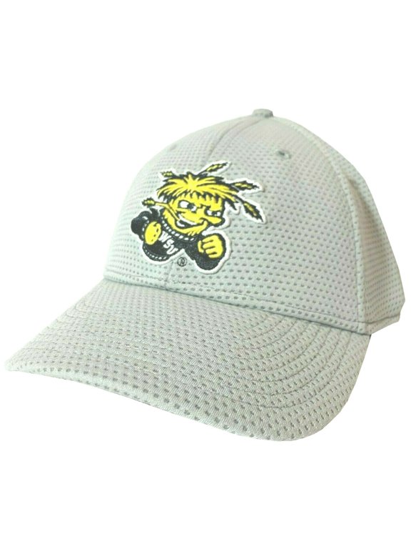 Wichita State University Wushock OC Sports Silver Proflex Fitted Hat