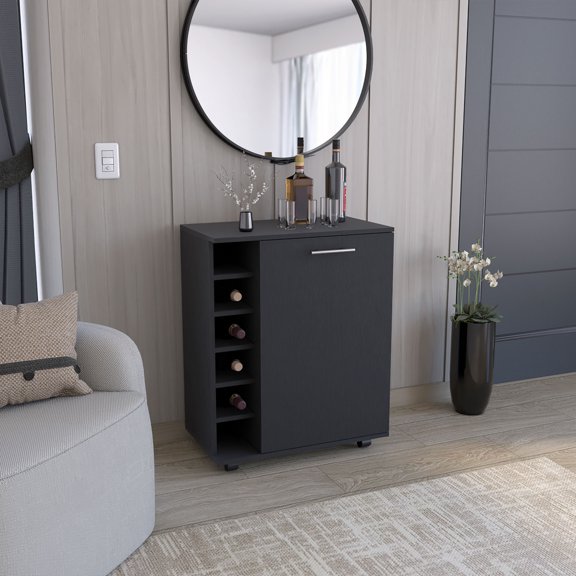 Wick Cart With Integrated Wine Storage