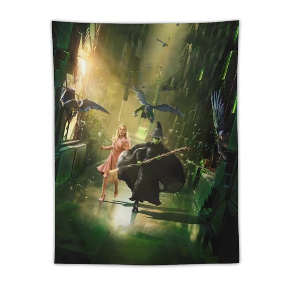 Wick-ed Tapestry, Wall Hanging Decor, Aesthetic for Bedroom, Living Room, Dorm, Soft Fabric Home Accent 30"x40"