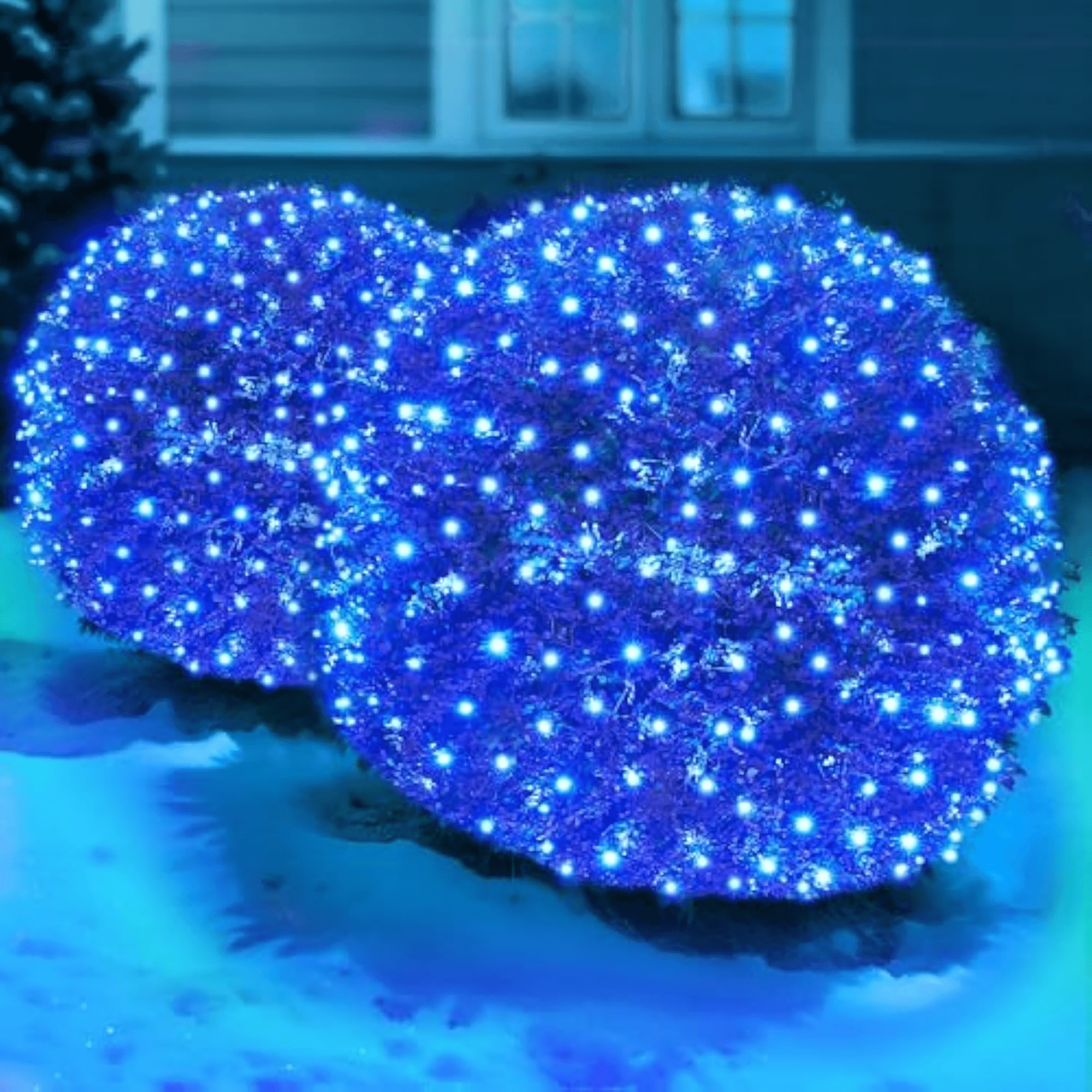 Wick's Outdoor Living 6 x 10 Mesh LED Blue Lights