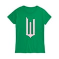 thumbnail image 1 of Wicked - A Story Of Two Halves - Women's Fitted Graphic T-Shirt, 1 of 4
