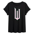 thumbnail image 1 of Wicked - A Story Of Two Halves - Women's Oversized Graphic T-Shirt, 1 of 5