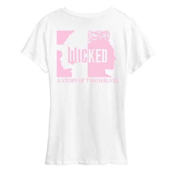 Wicked - A Story Of Two Halves - Women's Short Sleeve Graphic T-Shirt