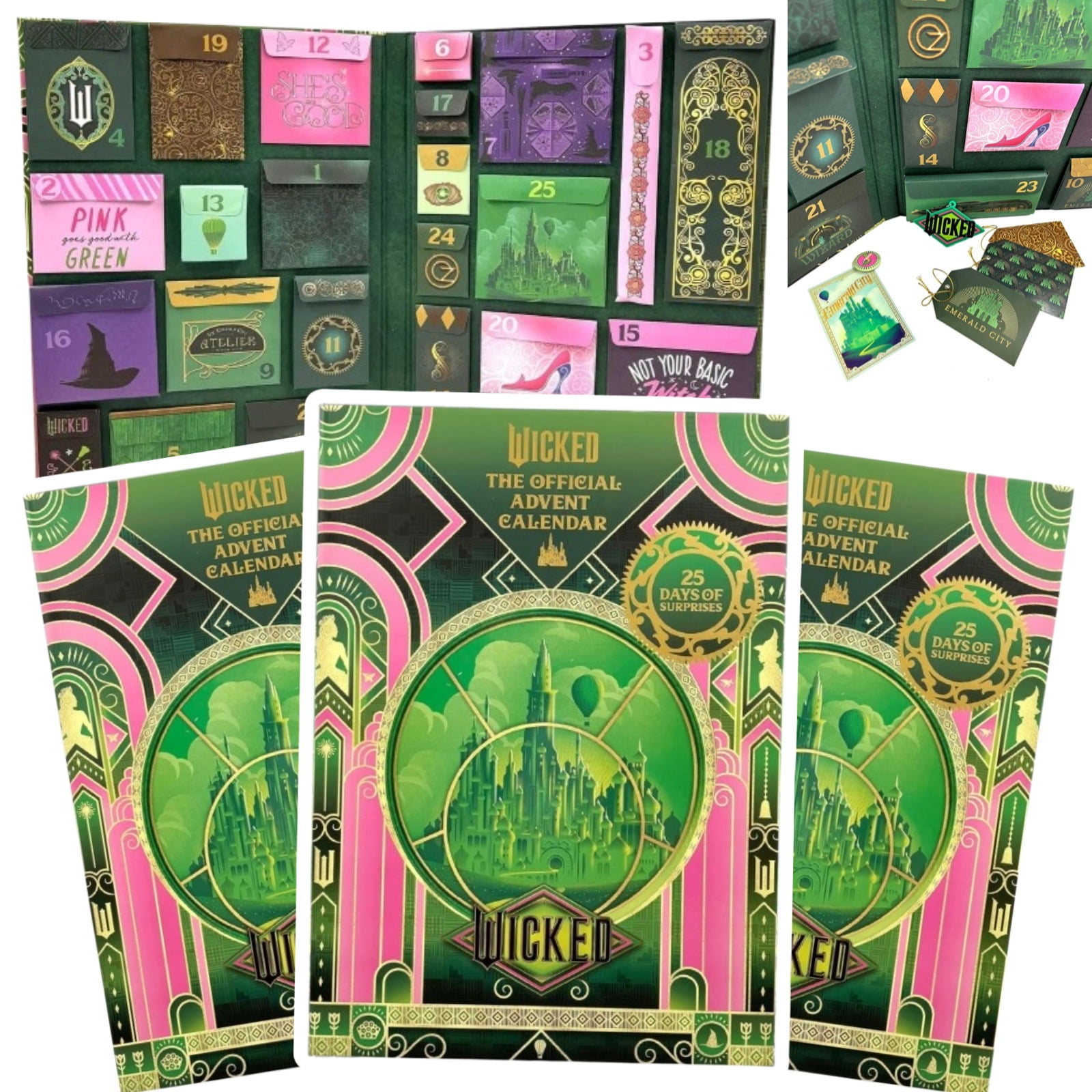 Wicked Advent Calendar 2024 Christmas Calendars 25 Days of Surprises