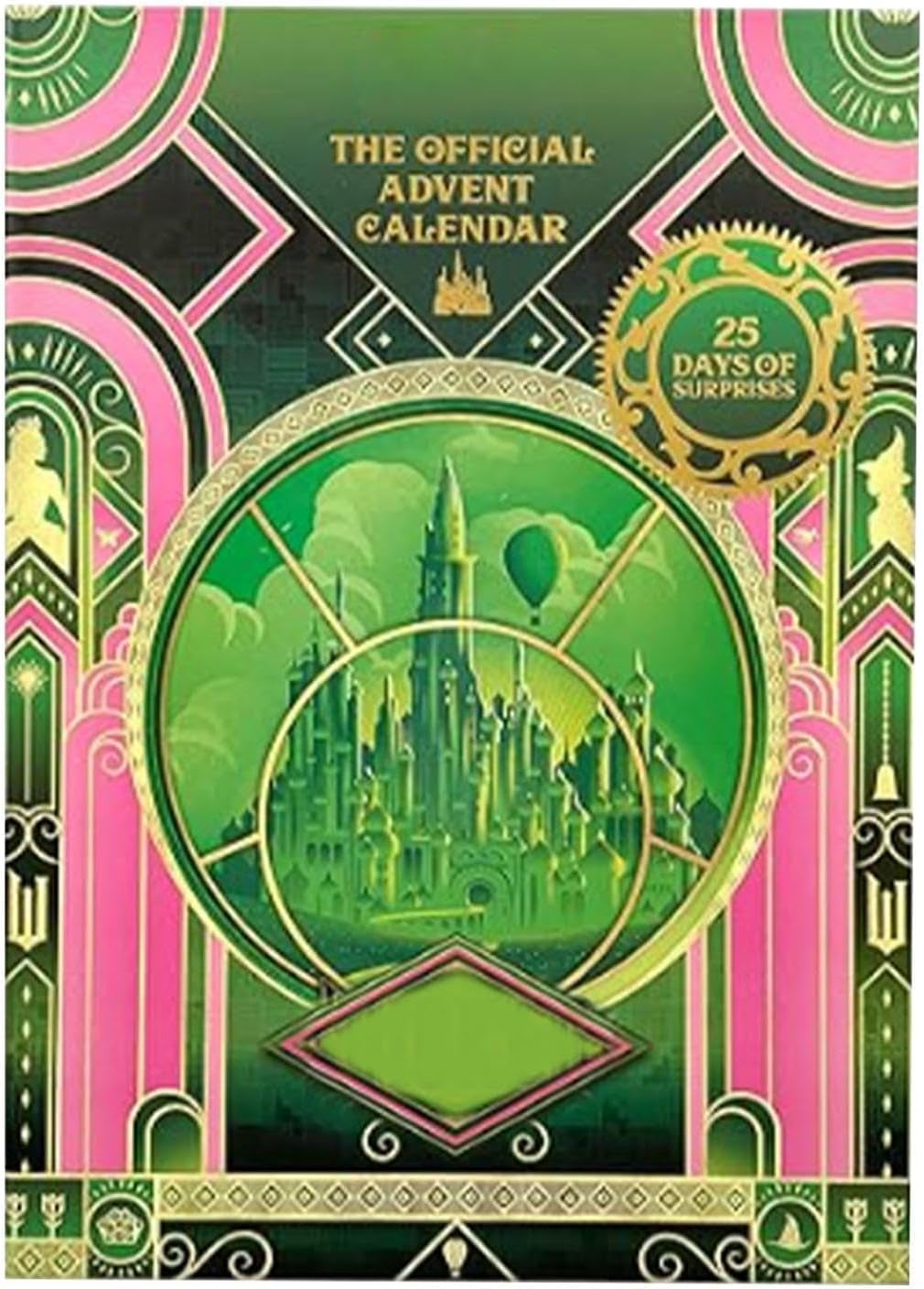 Wicked Advent Calendar 2024, Wicked The Official Advent Calendar, Movie Themed Advent Calendar, 25 Days Christmas Collections Countdown Calendar