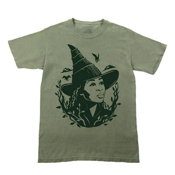 Wicked Alphaba Circular Vine Men's Crew Neck Short Sleeve T-shirt