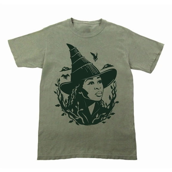 Wicked Alphaba Circular Vine Men's Crew Neck Short Sleeve T-shirt