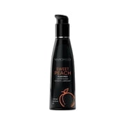 Wicked Aqua Flavored Water Based Personal Lubricant, Sweet Peach, 4 oz lube,Gel