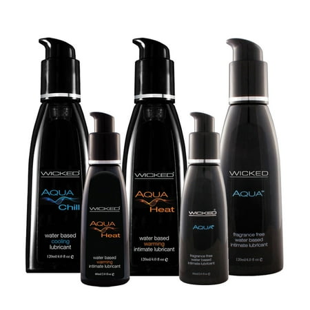 Wicked Aqua Water Based Personal Lubricant, Original, 2 oz