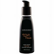 Wicked Aqua Water Based Personal Lubricant, Warming, 2 oz