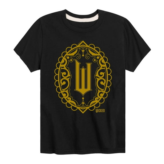 Wicked - Art Deco Logo - Boys Toddler and Youth Short Sleeve Graphic Tee