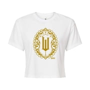 Wicked - Art Deco Logo - Juniors Cropped Graphic T-Shirt