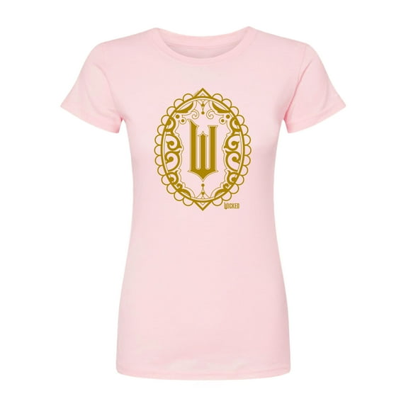 Wicked - Art Deco Logo - Juniors Fitted Graphic T-Shirt
