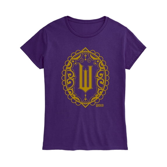Wicked - Art Deco Logo - Women's Fitted Graphic T-Shirt
