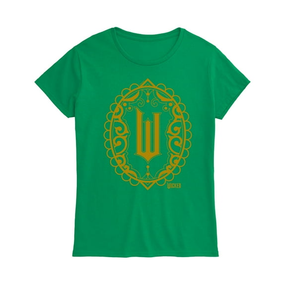 Wicked - Art Deco Logo - Women's Fitted Graphic T-Shirt