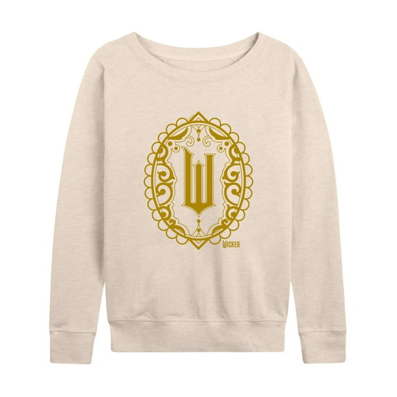 Wicked - Art Deco Logo - Women's French Terry Pullover Sweatshirt