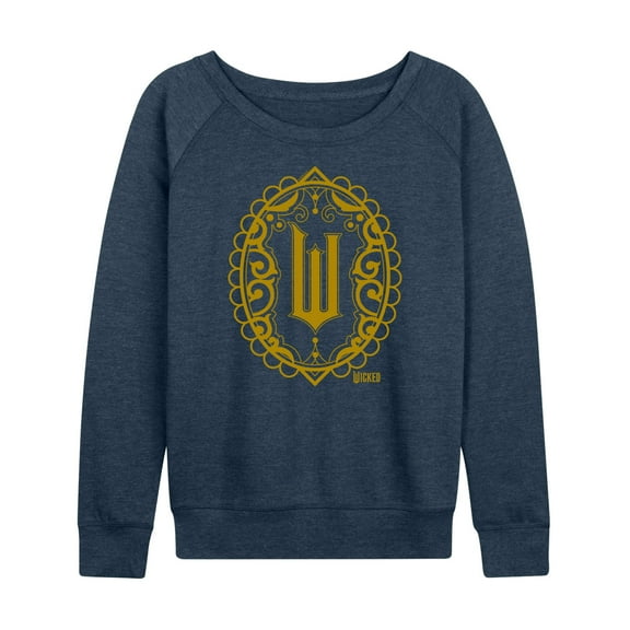 Wicked - Art Deco Logo - Women's French Terry Pullover Sweatshirt