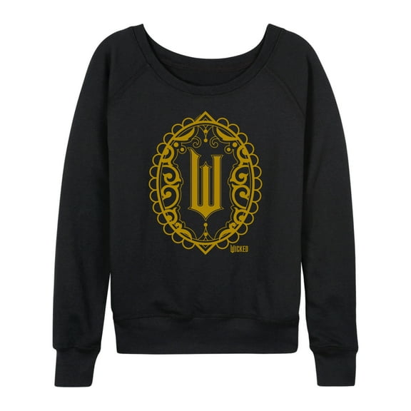 Wicked - Art Deco Logo - Women's French Terry Pullover Sweatshirt