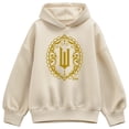 thumbnail image 1 of Wicked - Art Deco Logo - Women's Oversized Fleece Hoodie Sweatshirt, 1 of 3
