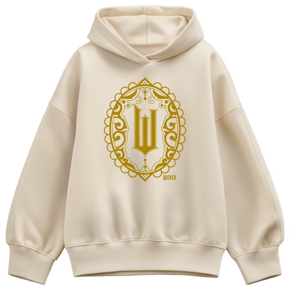 Wicked - Art Deco Logo - Women's Oversized Fleece Hoodie Sweatshirt
