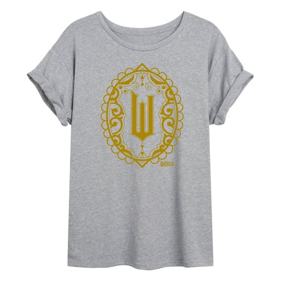 Wicked - Art Deco Logo - Women's Oversized Graphic T-Shirt