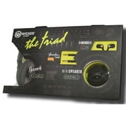Wicked Audio triad 3 Three Piece Bundle - Headphones - Earbuds - Mini Speaker and Bonus AUX Cord