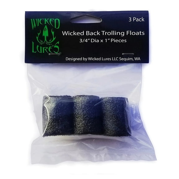 Wicked Back Trolling Floats 3/4"