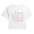 thumbnail image 1 of Wicked - Best Witch Of All - Juniors Cropped Graphic T-shirt, 1 of 4
