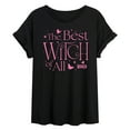thumbnail image 1 of Wicked - Best Witch Of All - Women's Oversized Graphic T-shirt, 1 of 4
