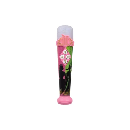 eKids Wicked Bluetooth Karaoke Microphone for Kids, Wireless Microphone with Light Show