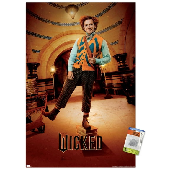 Wicked - Boq One Sheet Wall Poster with Pushpins, 22.375" x 34"