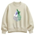 thumbnail image 1 of Wicked - Changed For Good - Ladies Oversized Fleece Crew Sweatshirt, 1 of 3
