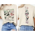 thumbnail image 1 of Wicked Changed For Good Tee | Vintage Pink & Green Double-Sided Graphic Shirt | Magical Broadway-Inspired Top, 1 of 5