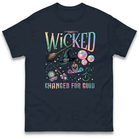 Wicked Changed For Good bootleg T Shirt,Navy Color,Size 2XL