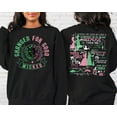 thumbnail image 1 of Wicked Changed for Good Printed Sweatshirt | Double-Sided Pastel Witch Graphic Pullover, 1 of 5