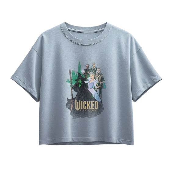 Wicked - Characters Short Sleeve Boxy Graphic T-Shirt