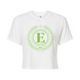 thumbnail image 1 of Wicked - Collegiate Elphaba - Juniors Cropped Graphic T-Shirt, 1 of 4