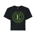 thumbnail image 1 of Wicked - Collegiate Elphaba - Juniors Cropped Graphic T-Shirt, 1 of 4