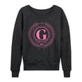 thumbnail image 1 of Wicked - Collegiate Glinda - Women's French Terry Long Sleeve Shirt, 1 of 4