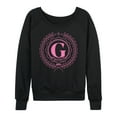 thumbnail image 1 of Wicked - Collegiate Glinda - Women's French Terry Long Sleeve Shirt, 1 of 4