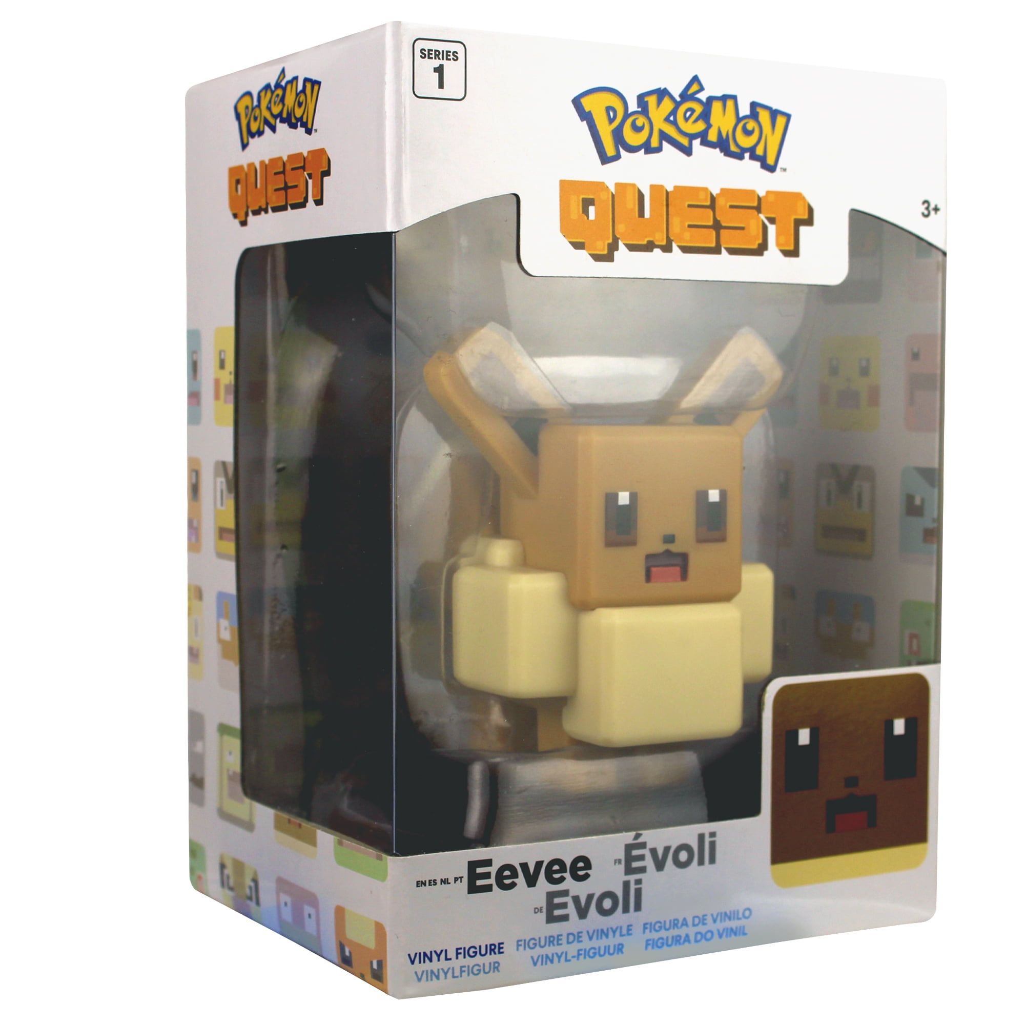 3D Printable Pokemon Quest Articulated Eevee Toy by Chris D'Argenio